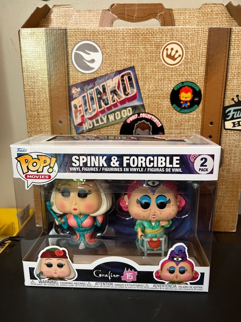 Funko Pop! Movies Spink & Forcible 2-Pack — Teal & Pink